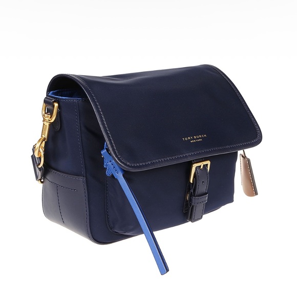 Tory BurchPerry Nylon Navy Blue Crossbody Bag